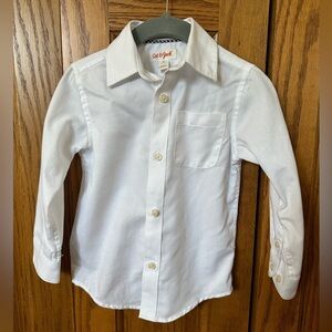 White button dress shirt size 2T